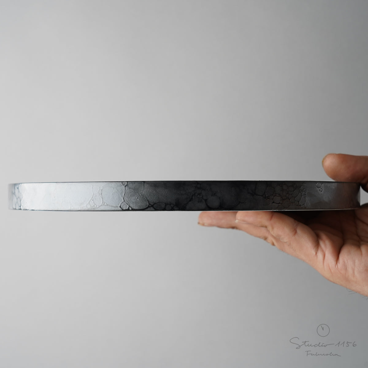 有田焼 フラットプレート w/ Straight-rim 26cm Yamahei Studio1156