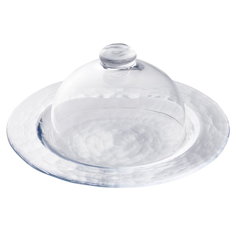ガラス食器 自遊 サークル(M) プレート 21cm セット(プレート+ドーム) Yoshinuma-glass Studio1156
