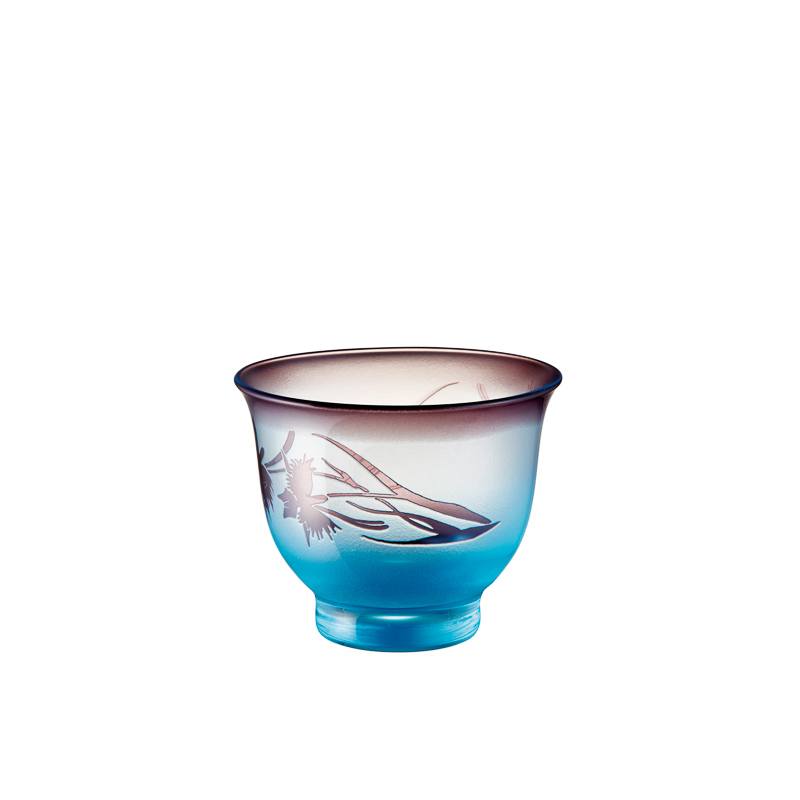 ガラス食器 さぎ草 ぐい呑 65ml Yoshinuma-glass Studio1156