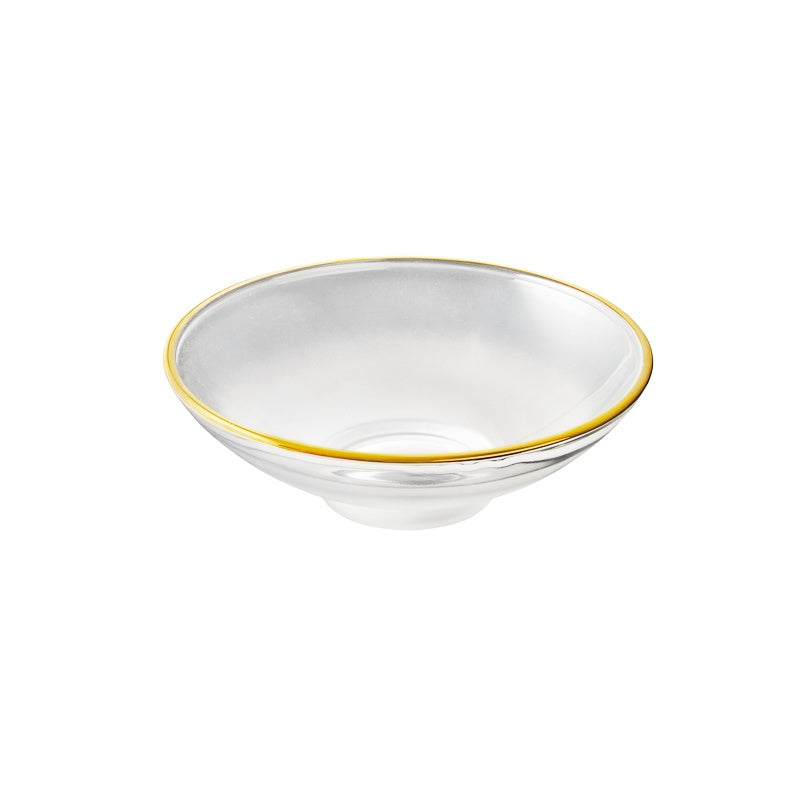 ガラス食器 平フタモノ ぼかし口金 (組) 15cm Yoshinuma-glass Studio1156