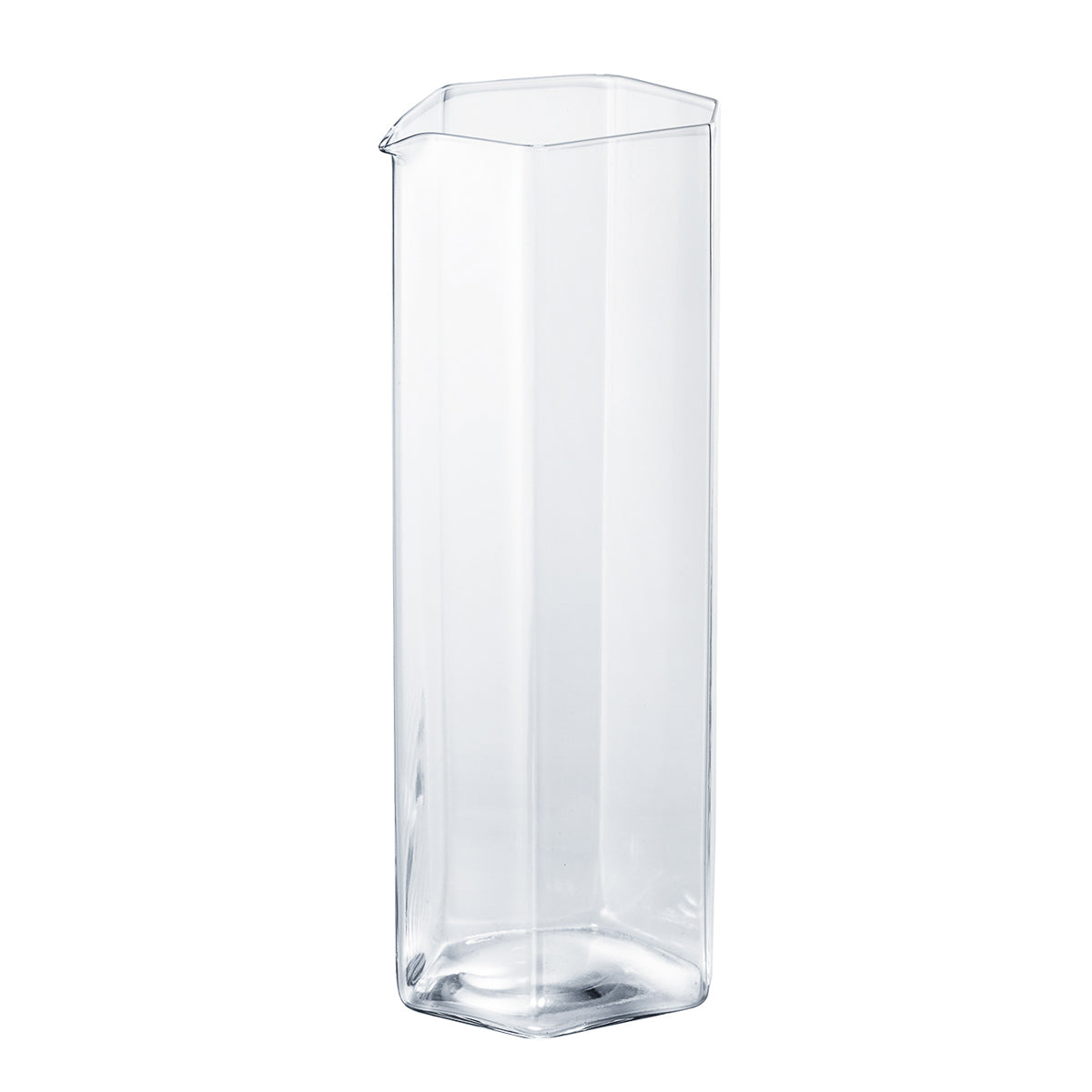 ガラス食器 六角角柱デカンタ 片口酒器 (S/M/L) L 400ml Yoshinuma-glass Studio1156