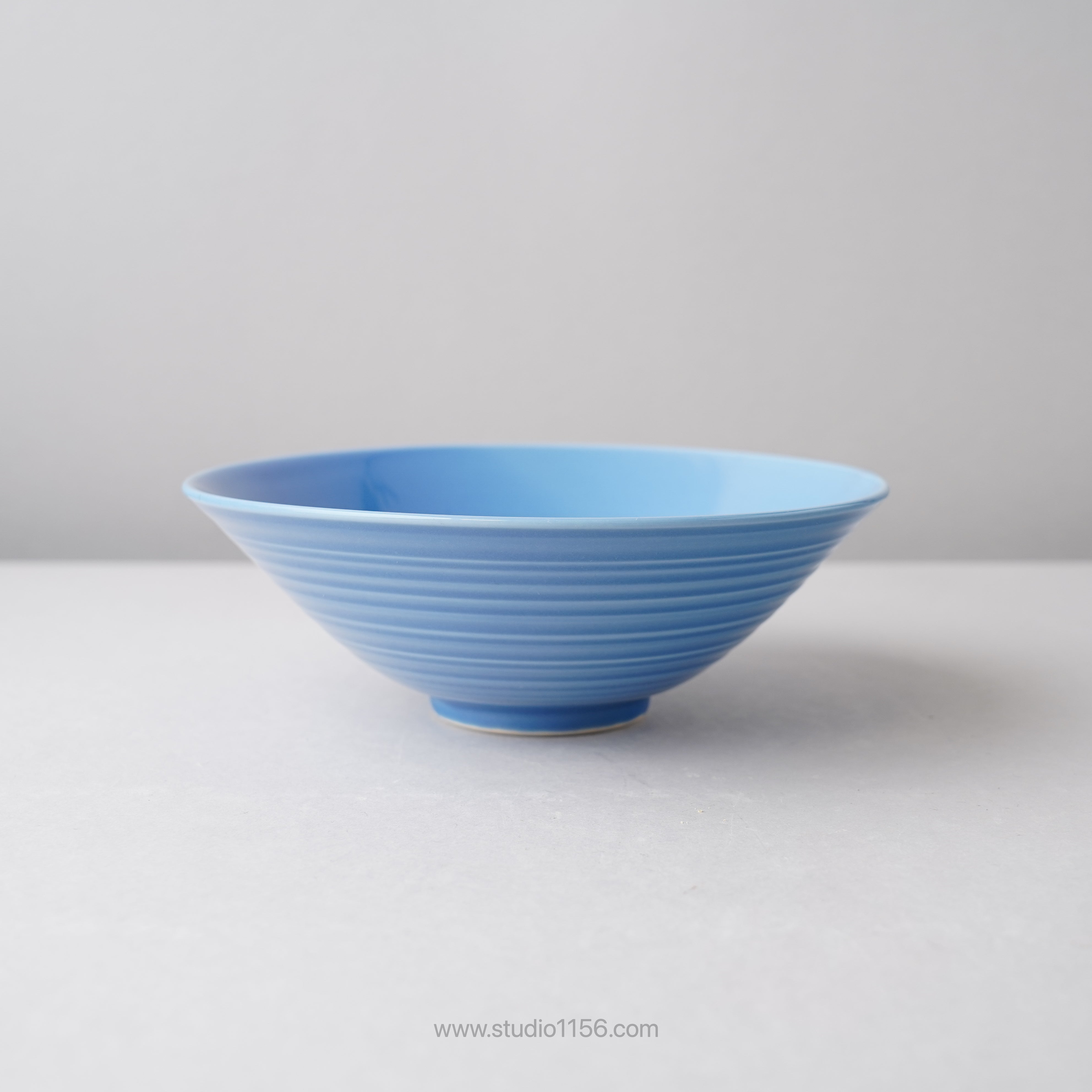 波佐見焼 一方押ボウル 預け鉢 16cm ブルー Ryusen Studio1156