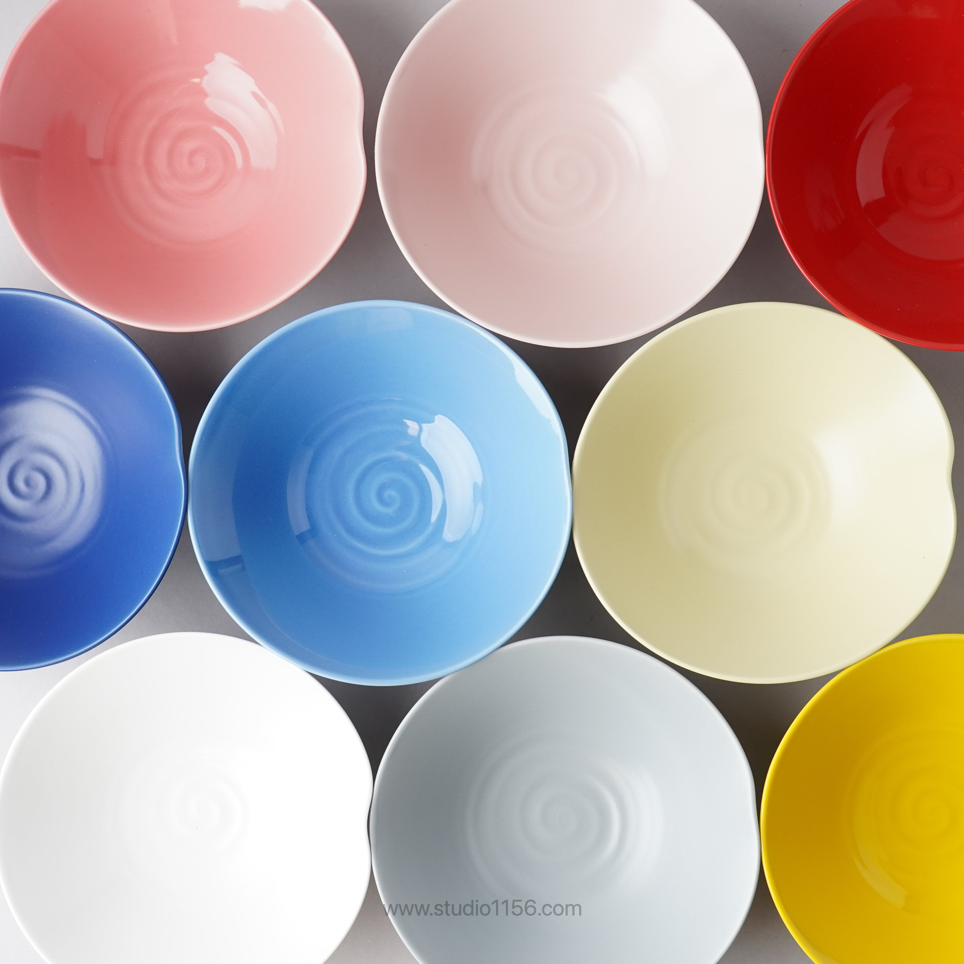 波佐見焼 一方押ボウル 預け鉢 16cm Ryusen Studio1156