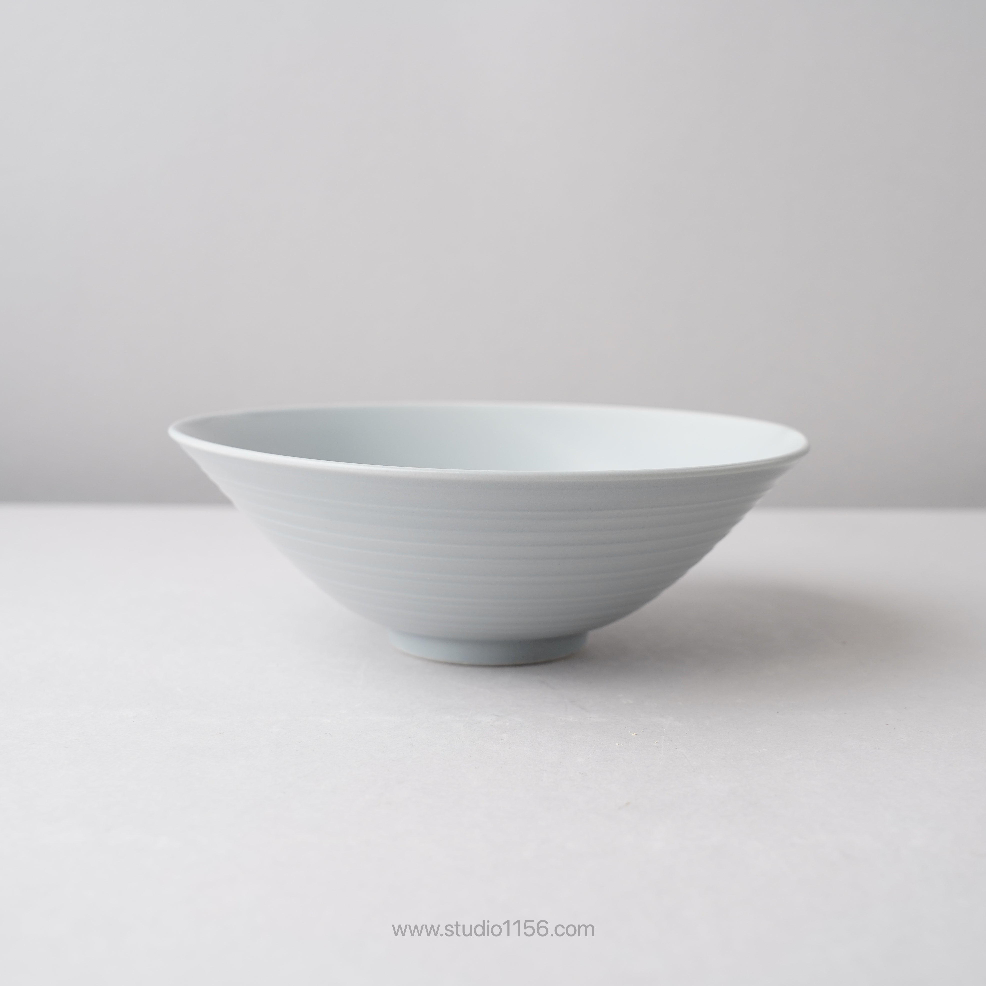 波佐見焼 一方押ボウル 預け鉢 16cm グレーマット Ryusen Studio1156