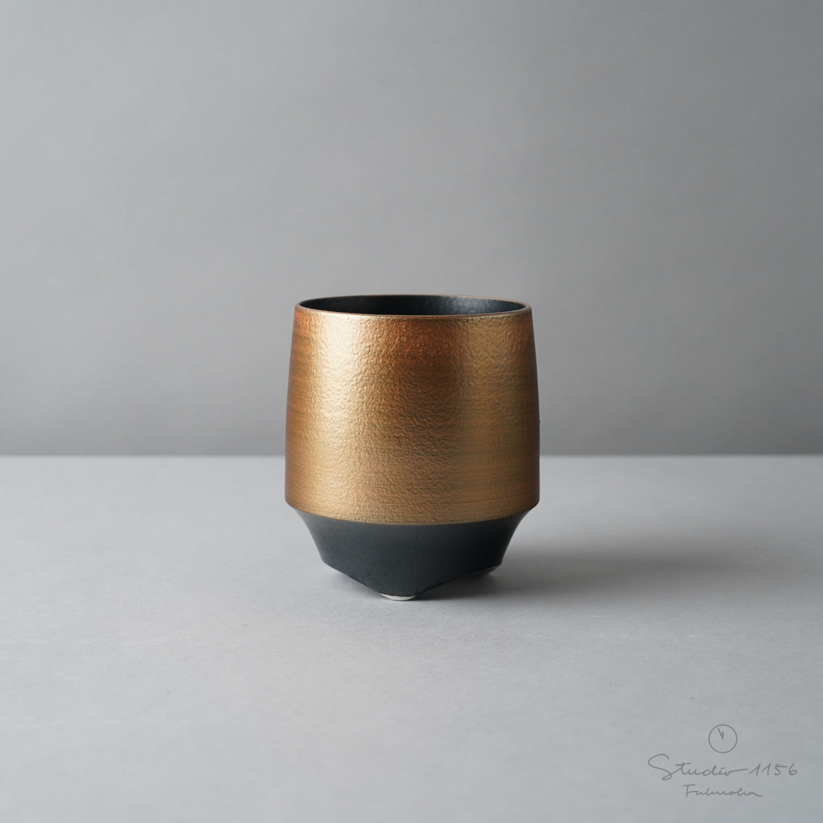 有田焼 Luxury 香酒盃 (L) ロックグラス 300ml ブロンズ Zuiho Studio1156