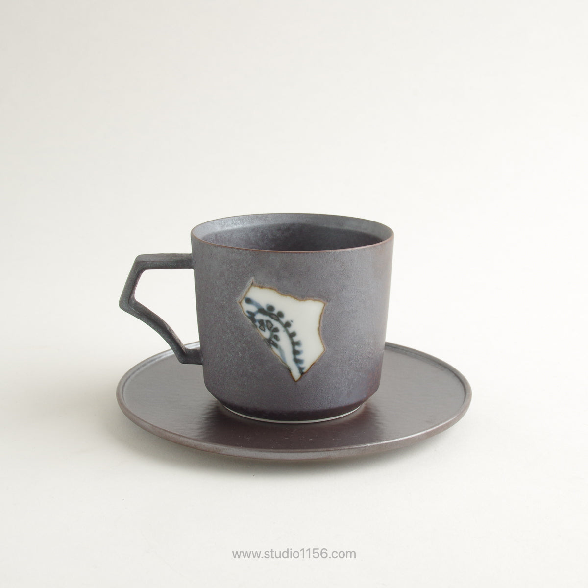 有田焼 [強化磁器] frameコーヒーカップ 200ml AHJ 埋込陶片 ARITA HASAMI JAPAN Studio1156
