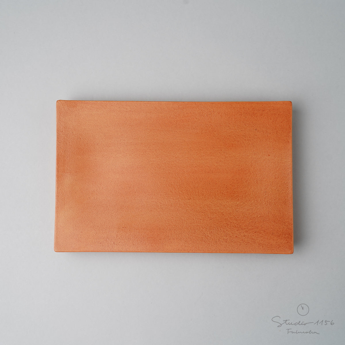 有田焼 高台長角皿 25cm 銀朱 Zuiho Studio1156