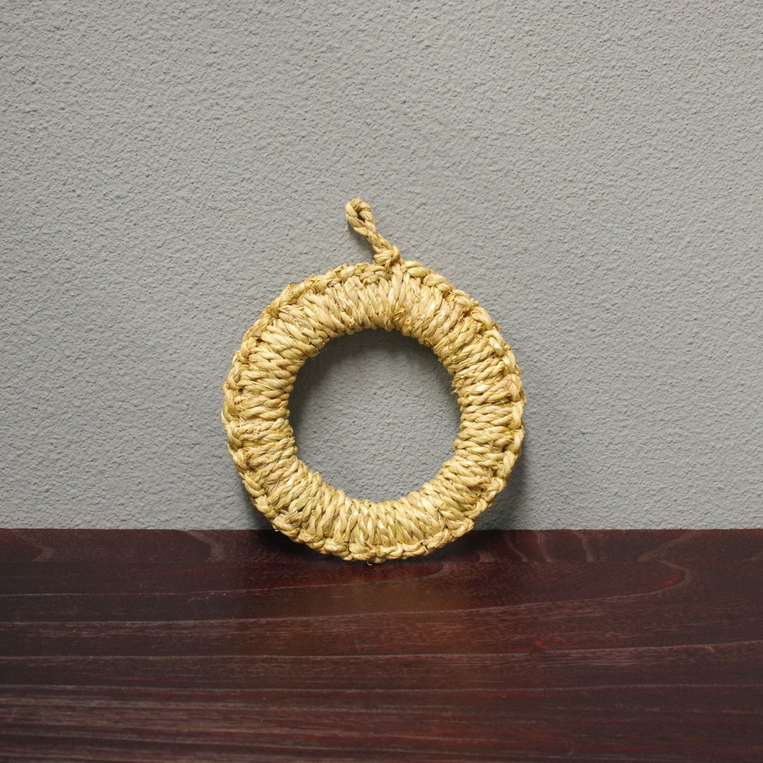 木竹工芸 ワラ鍋敷き (中) 18cm Takenosei Studio1156