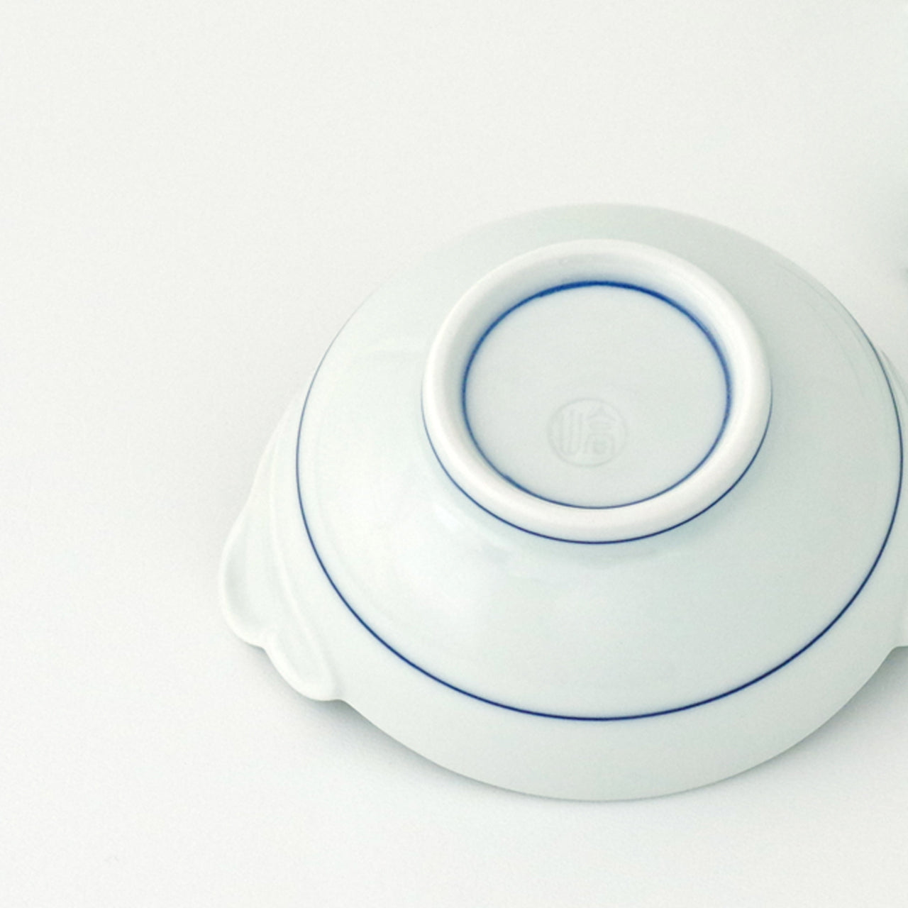 波佐見焼 染付 菊割青海波 手付小付 小鉢 10cm Takayama Studio1156