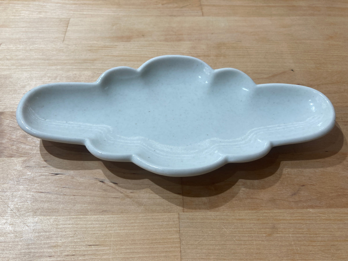有田焼 菊菱前菜皿 20.5cm 土灰釉 Zuiho Studio1156