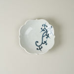 有田焼 岡晋吾監修 染付 四稜小皿 10.5cm [3 Patterns] 竜唐草 ARITA PORCELAIN LAB Studio1156