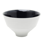 有田焼 外刷毛 内墨瑠璃 変形飯碗 12cm ARITA PORCELAIN LAB Studio1156
