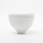 有田焼 外刷毛 内墨瑠璃 変形飯碗 12cm ARITA PORCELAIN LAB Studio1156