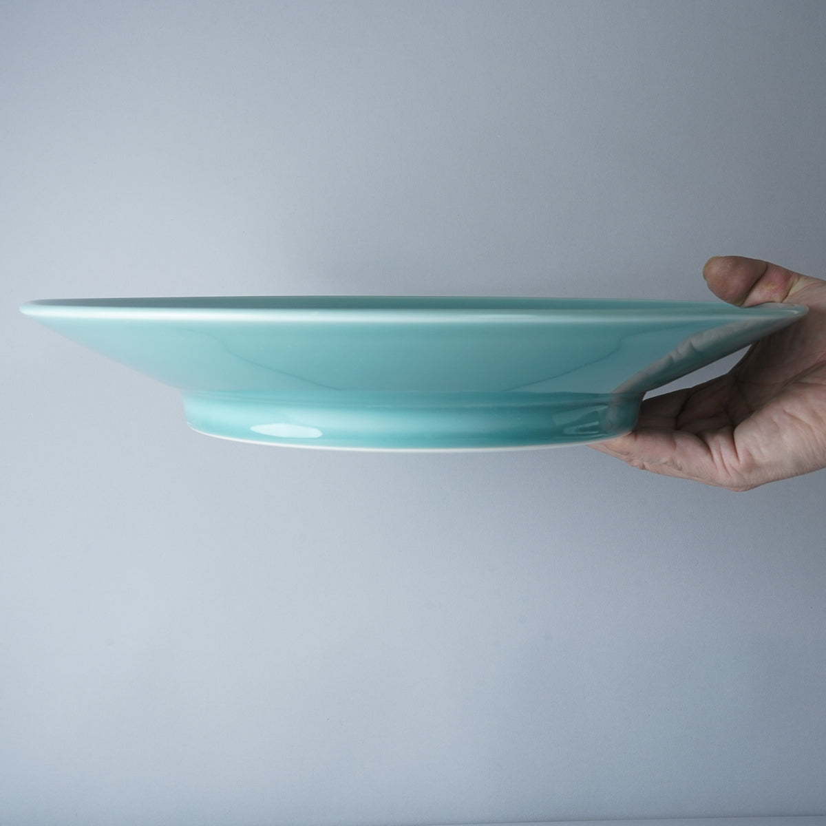 有田焼 青磁 尺二寸高台皿 37cm [数量限定] ARITA PORCELAIN LAB Studio1156