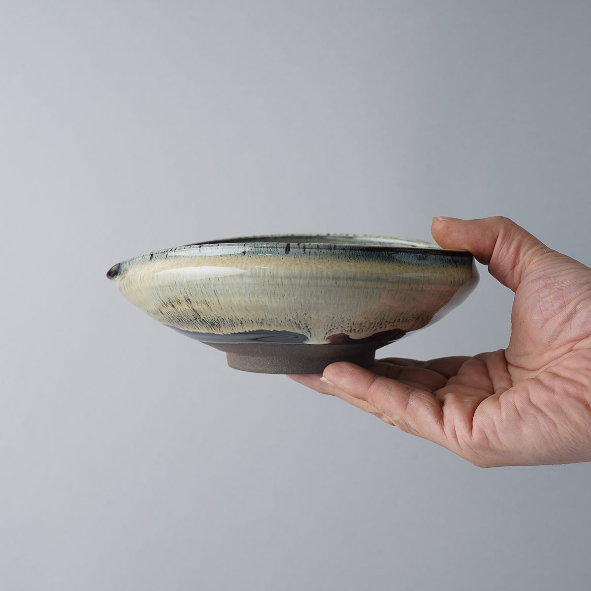 波佐見焼 朝鮮唐津 備前片口向付 中鉢 18.5cm Tsutsuyamataichi Studio1156