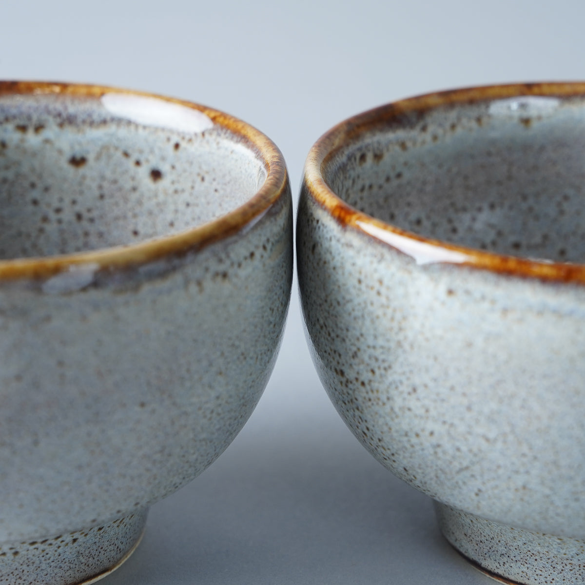 波佐見焼 泡白釉 片口酒器/ぐい呑 (250ml / 80ml) Chojuro Studio1156