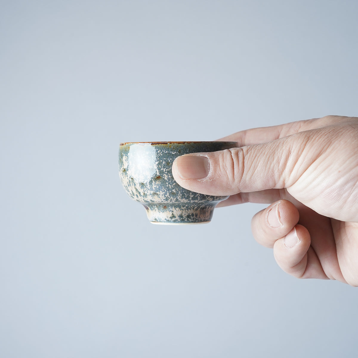 波佐見焼 孔雀釉 片口酒器/ぐい呑 (250ml / 80ml) Chojuro Studio1156