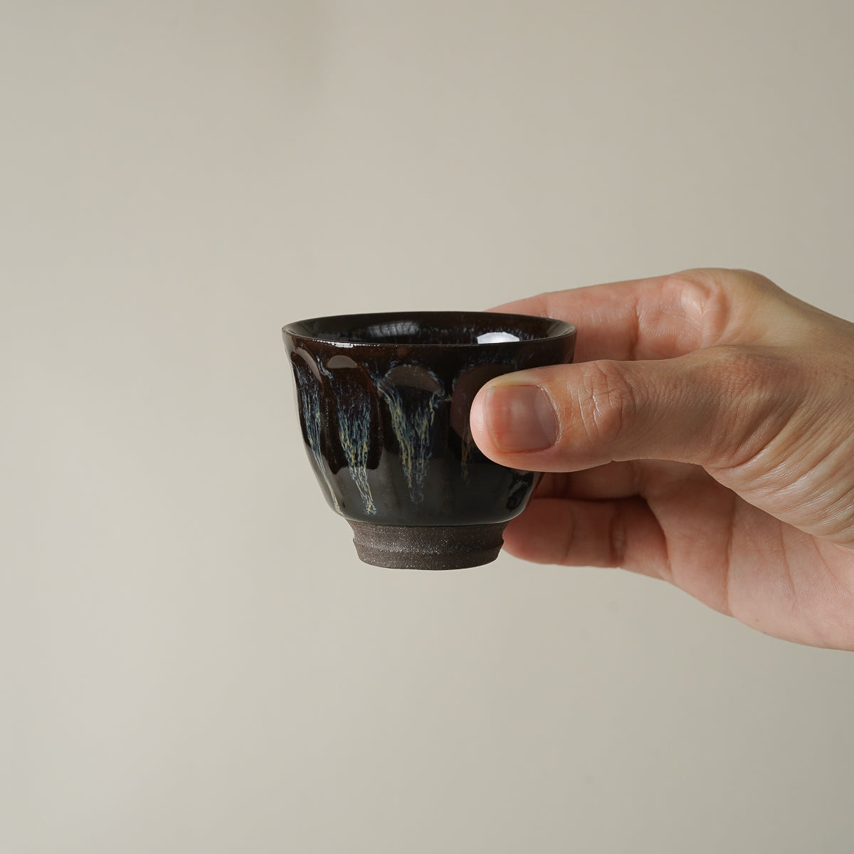 波佐見焼 朝鮮唐津 面取徳利/ぐい呑 (300ml / 60ml) Chojuro Studio1156