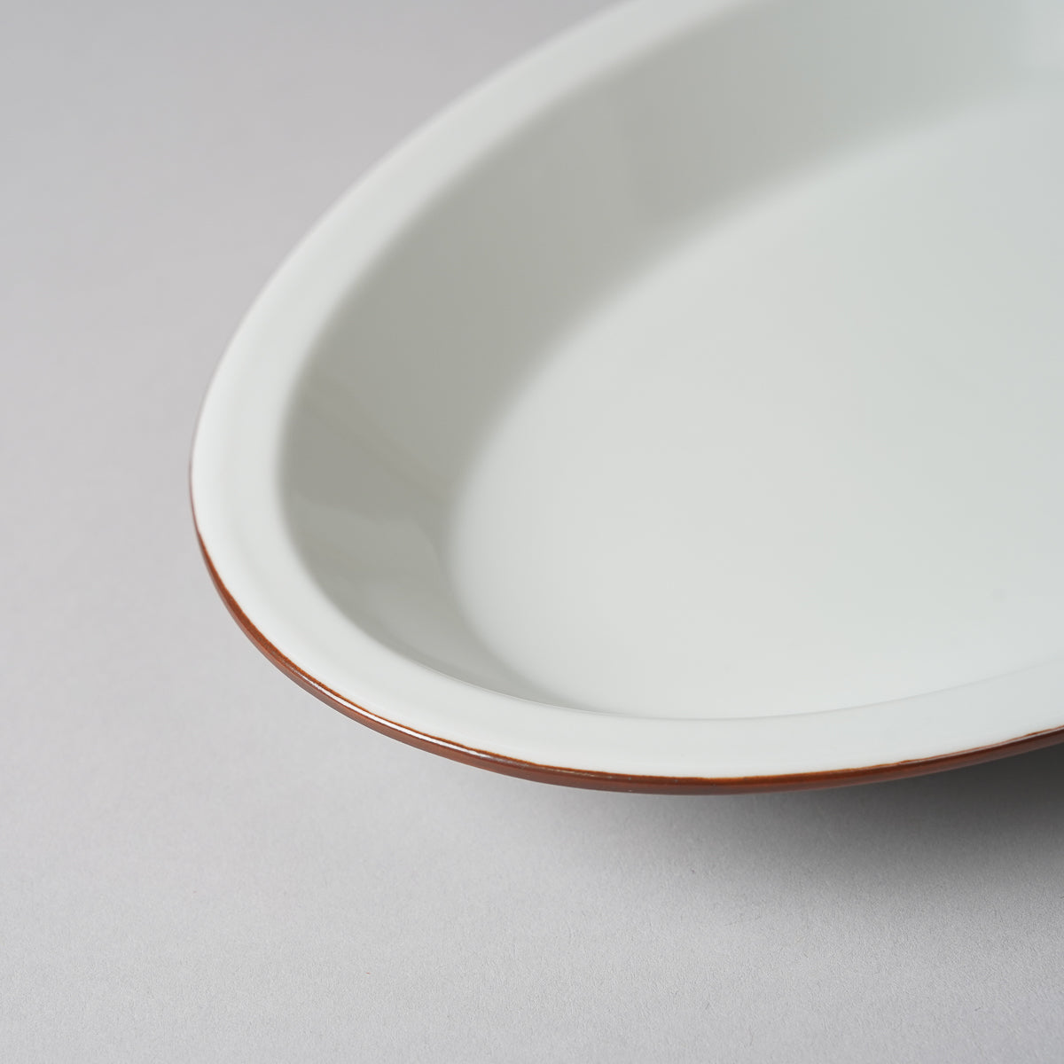 波佐見焼 Cords Rim Oval リムオーバルプレート 26cm [4 Colors]