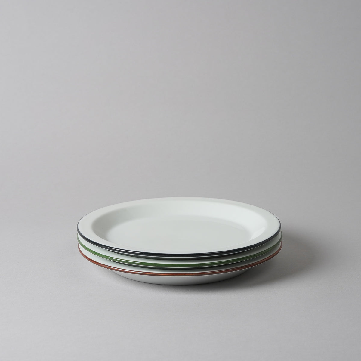 波佐見焼 Cords Rim Plate リムプレート 17cm [4 Colors]