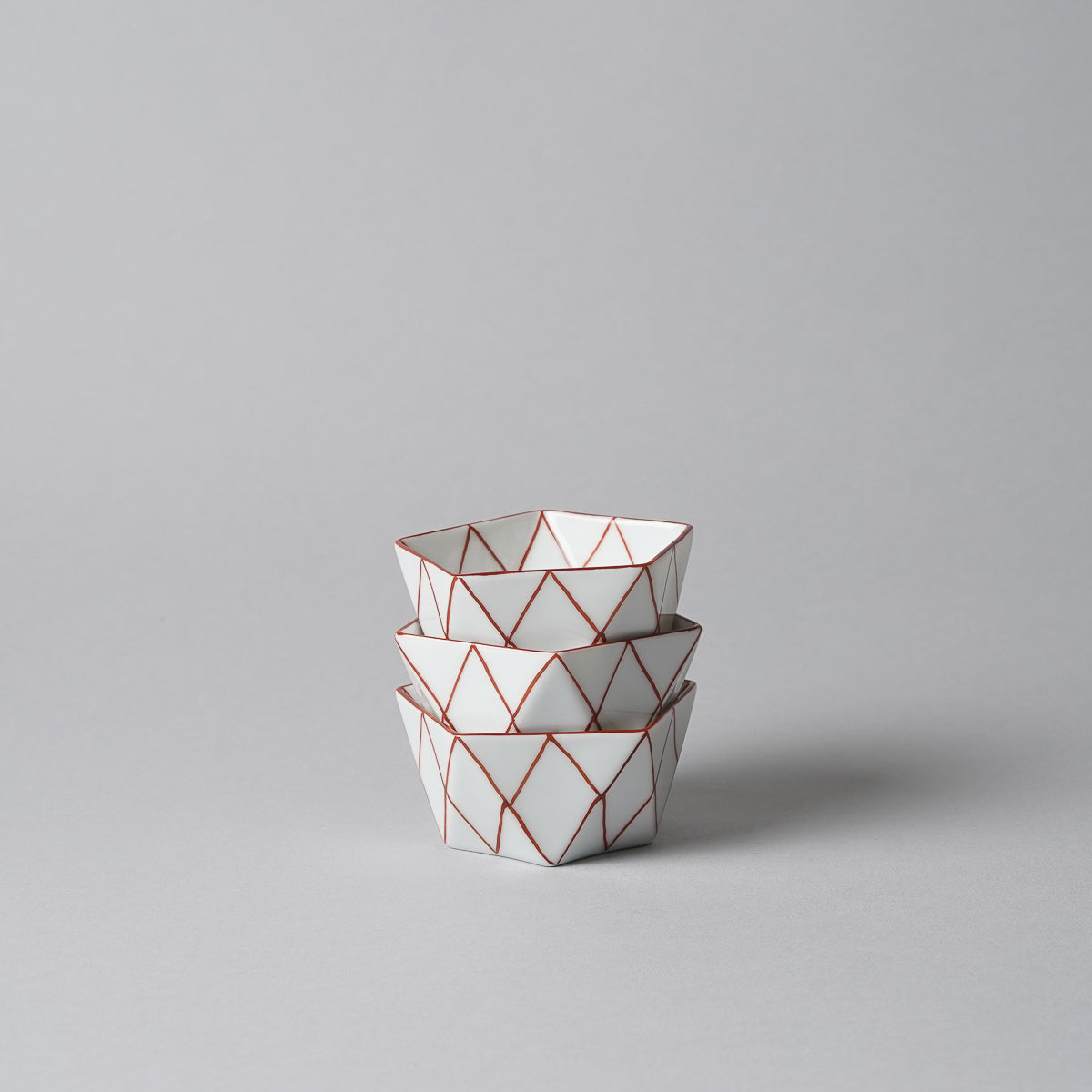 有田焼 ダイヤ五角豆鉢(小) 6.5cm [2 Colors] Denpei Studio1156