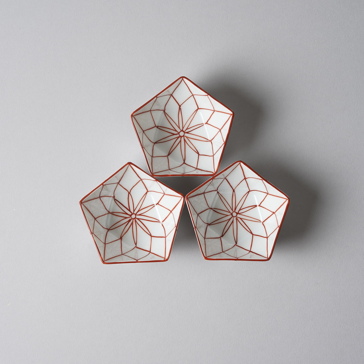有田焼 ダイヤ五角豆鉢(小) 6.5cm [2 Colors] Denpei Studio1156