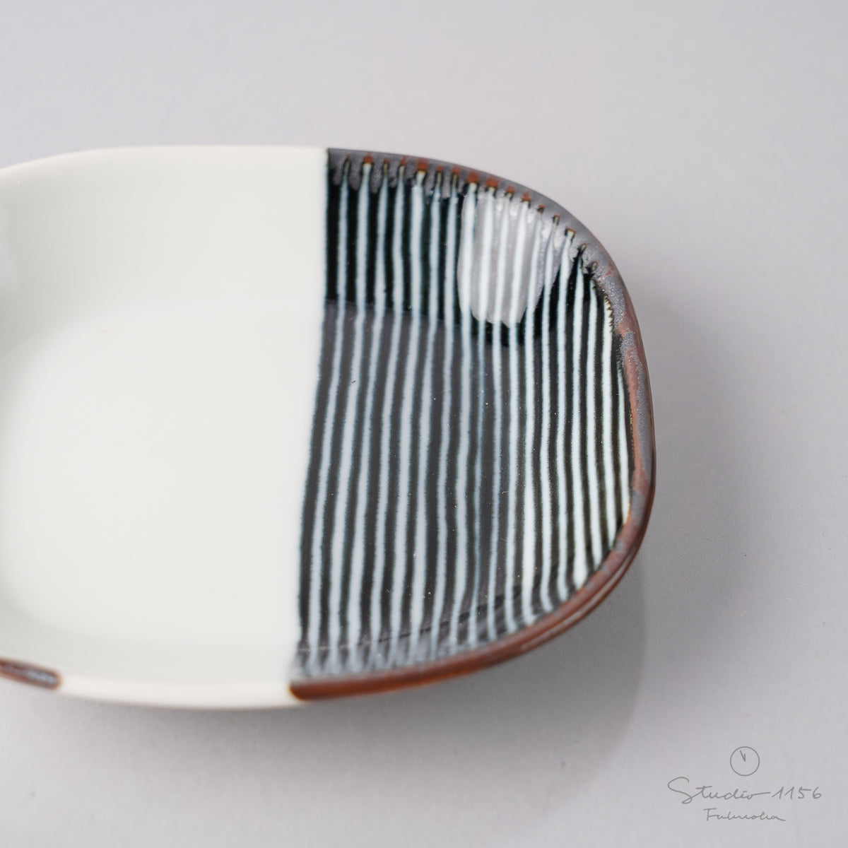 波佐見焼 ハーフライン 角小皿 9cm 福峰窯の通販｜Studio1156 – 【公式