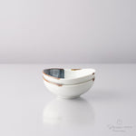 波佐見焼 ハーフライン 楕円小鉢 8.5cm Fukuho Studio1156