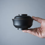 越前漆器 消天金 天竜寺椀 250ml [食洗機対応] 消黒天金内黒 Echizen Studio1156