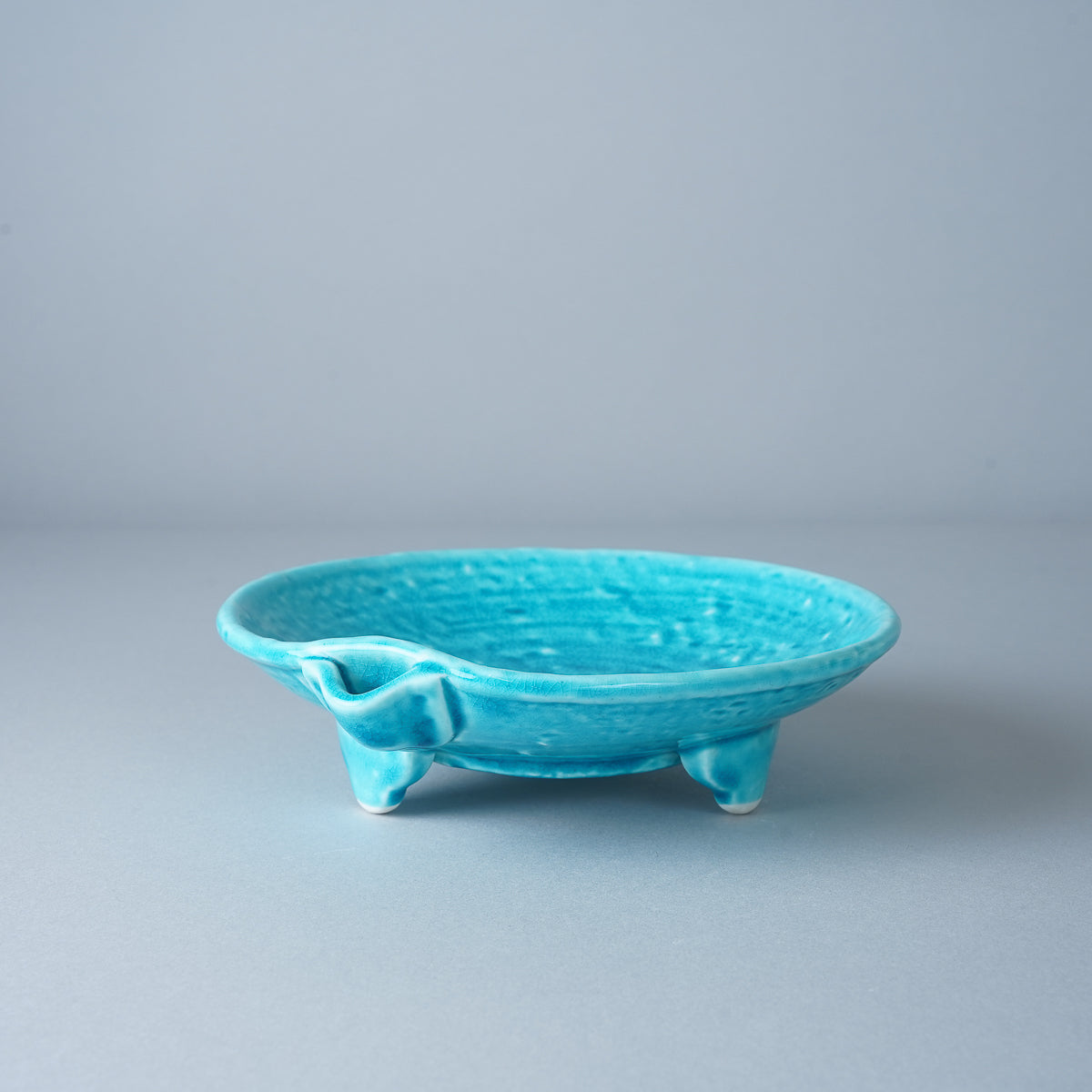 三川内焼 青緑釉彩 片口向付 16cm [数量限定]