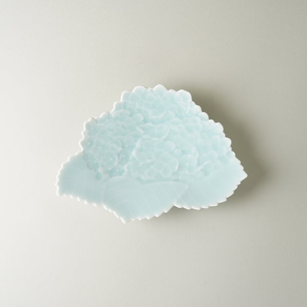 伊万里焼 モイスト 紫陽花 銘々皿 18cm 畑萬陶苑 - Studio1156