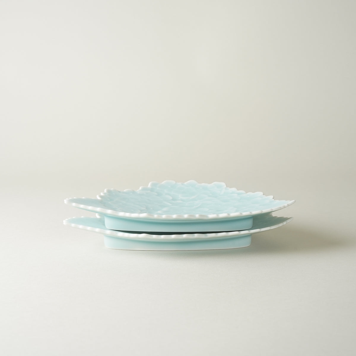 伊万里焼 モイスト 紫陽花 銘々皿 18cm Hataman Studio1156