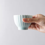 伊万里焼 モイスト 菊割湯呑 -爽 SOU- 90ml Hataman Studio1156