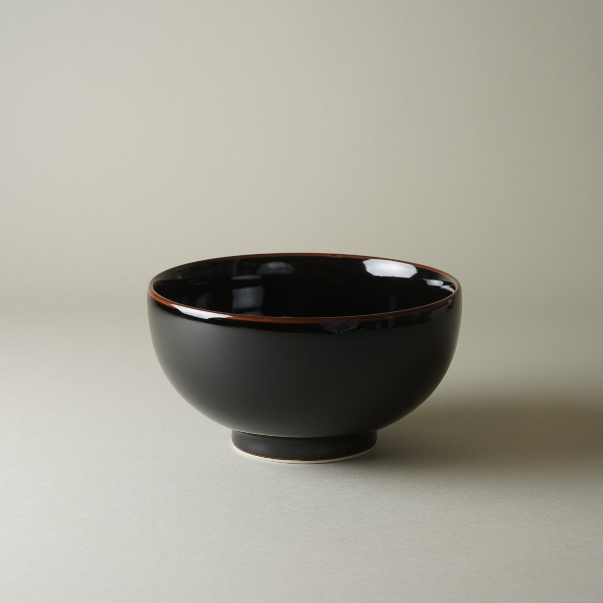 波佐見焼 五寸深めん丼 麺鉢 15.5cm/900ml 天目 Hakusan Studio1156
