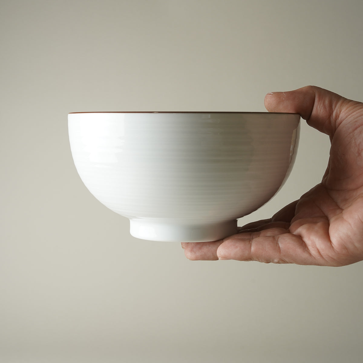 波佐見焼 五寸深めん丼 麺鉢 15.5cm/900ml Hakusan Studio1156