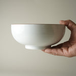波佐見焼 六寸浅めん丼 麺鉢 18.5cm Hakusan Studio1156