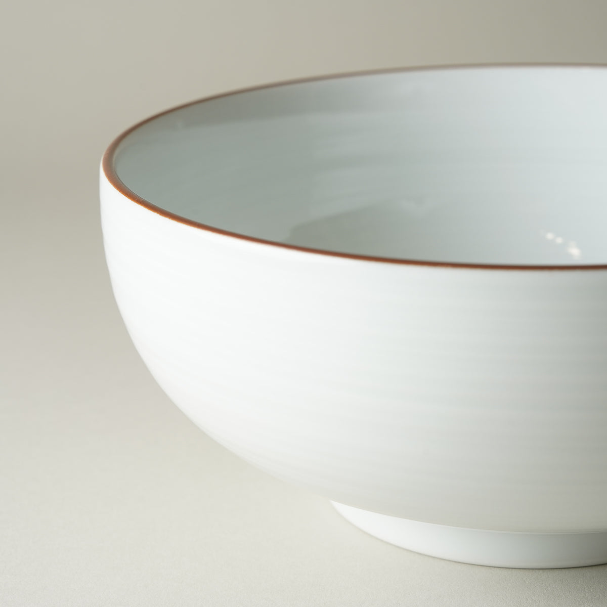波佐見焼 六寸浅めん丼 麺鉢 18.5cm Hakusan Studio1156