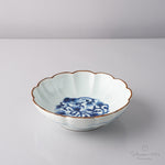 有田焼 渕錆古染 十二方割小鉢 13.5cm Housen Studio1156