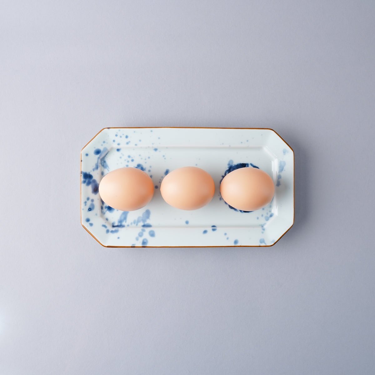 有田焼 隅切長角皿 丸紋唐草 21.5cm 宝泉窯の通販｜【公式