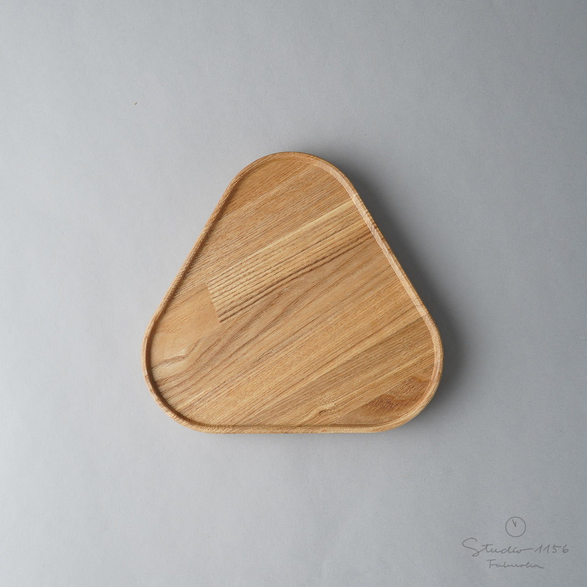 ブラウン ハート型 木製トレイ トレー 22cm S 木のトレー 木製 （ トレイ お盆 木製トレー 小物