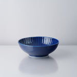 波佐見焼 Shinogi しのぎ 中鉢 14cm 瑠璃 Ichiryu Studio1156