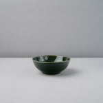 波佐見焼 Shinogi しのぎ 小鉢 10cm 深緑 Ichiryu Studio1156
