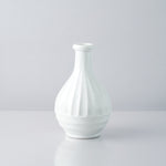 波佐見焼 白磁 竹林手彫 二合徳利 440ml [数量限定] Isshin Studio1156