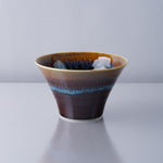 波佐見焼 窯変ver いれこ碗(大) ラーメン丼 16cm/800ml 琥珀 IREKO Studio1156