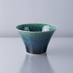 波佐見焼 窯変ver いれこ碗(大) ラーメン丼 16cm/800ml 翡翠 IREKO Studio1156