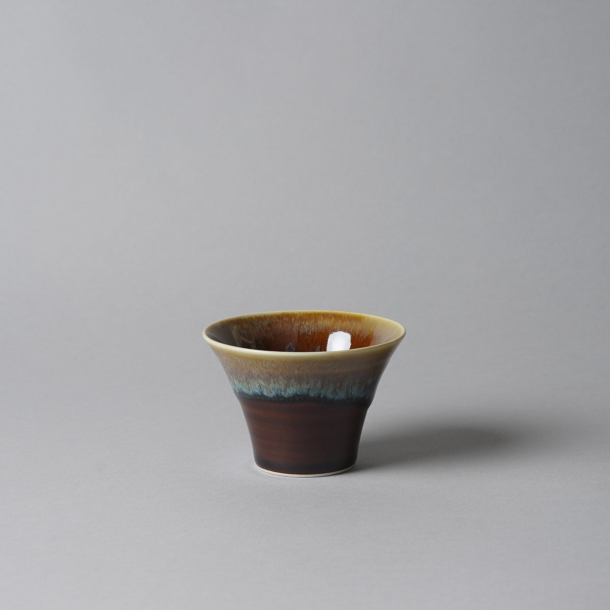 波佐見焼 いれこ碗(XS) 豆小鉢 8cm [窯変ver/3 Colors] 琥珀 IREKO Studio1156