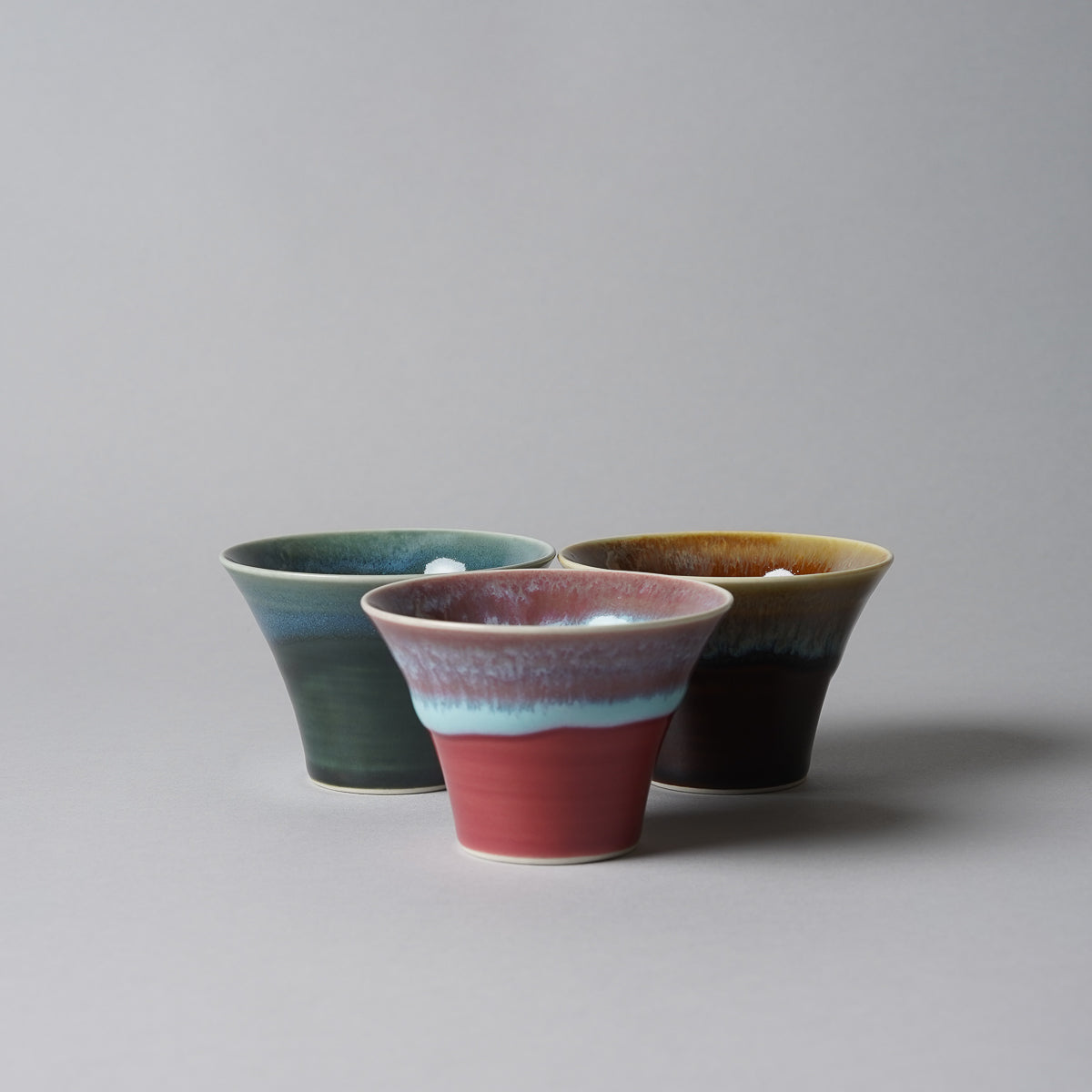 波佐見焼 いれこ碗(XS) 豆小鉢 8cm [窯変ver/3 Colors] IREKO Studio1156