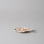 有田焼 錦金叩き 鯛形小皿 10cm Kouraku Studio1156