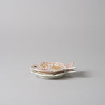 有田焼 錦金叩き 鯛形小皿 10cm Kouraku Studio1156