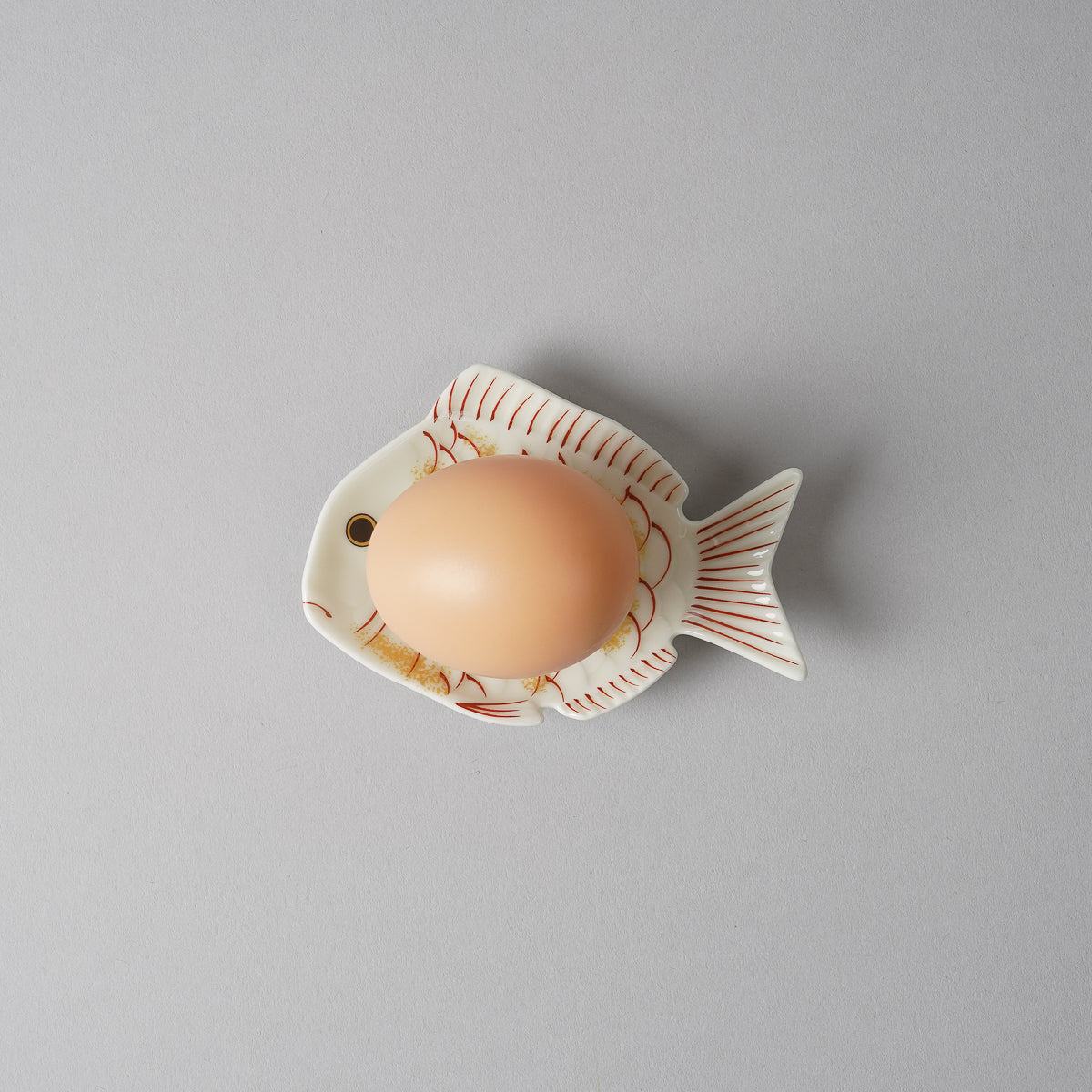 有田焼 錦金叩き 鯛形小皿 10cm Kouraku Studio1156